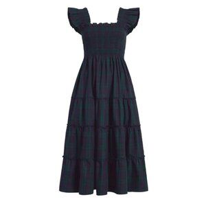 Hill House Home The Ellie Nap Dress in Blackwatch Tartan L